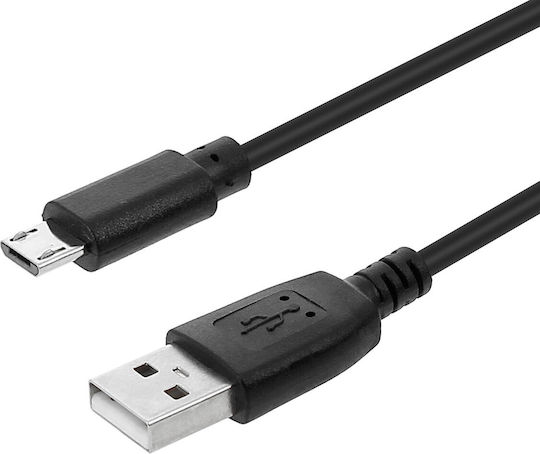 Avizar Редовна USB 2.0 до микро USB кабел Черен 1.2м 1бр