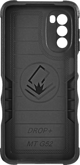 Hybrid Motorola Moto G52 & G82 Case Reinforced Corners Anti-slip Black