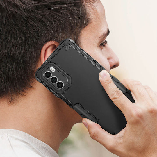 Hybrid Motorola Moto G52 & G82 Case Reinforced Corners Anti-slip Black