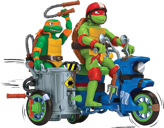 Фигура за Действие Mutant Mayhemn Костенурките нинджа (Teenage Mutant Ninja Turtles) Ninja Kick Cycle with Raphael за 4+ години Години
