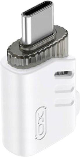 XO Otg Usb Converter USB-C male to USB-A female White 1pcs