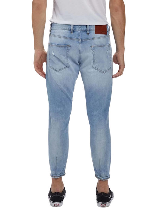 Gabba Alex K4441 Pantaloni de Bărbați din Jean în Croială Relaxată albastru deschis