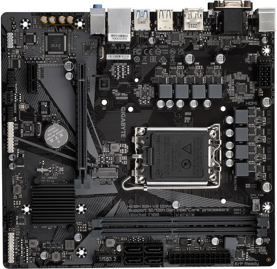 Gigabyte H610M S2H V2 DDR4 rev. 1.0 Mainboard Micro ATX mit Intel 1700 Sockel