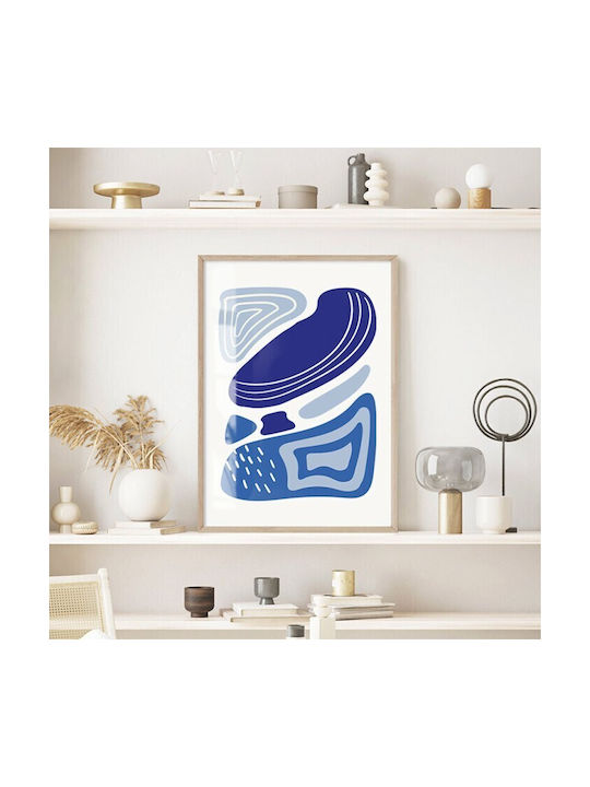 Walls Poster White And Blue 40x50cm