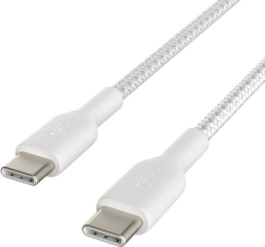 Belkin Boost Charge Braided USB 2.0 Cablu USB-C bărbătesc - USB-C Galben 2m (CAB004BT2MWH)