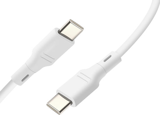 Blue Star USB 2.0 Cable USB-C male - USB-C 60W Μαύρο 1m