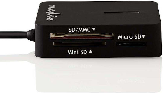 Nedis Card Reader USB 2.0 για SD/microSD/MemoryStick