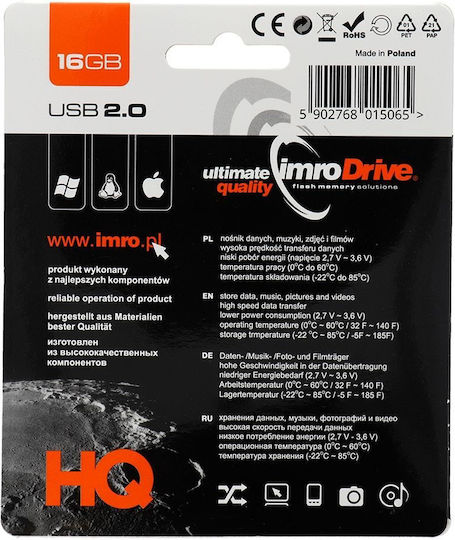 IMRO Axis 16GB USB 2.0 Stick Μπλε