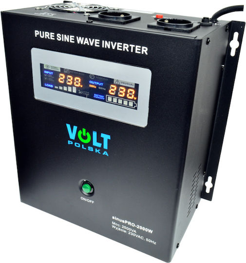 Volt Polska Sinus Pro 2400W Pure Sine Wave Power Inverter 2400W With Input Voltage 230V Single Phase