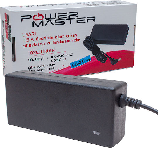 Powermaster Universal Power Adapter 24V 1.5A with Power 36W (12232)