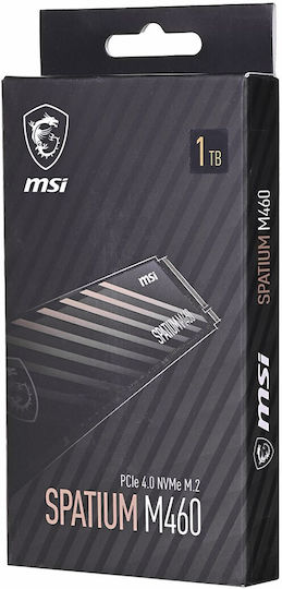 MSI Spatium M460 SSD 1TB M.2 PCI Express 4.0 S78-440L930-P83