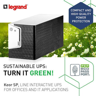 Legrand Keor SP USV 1500VA 900W mit 6 IEC Steckdosen