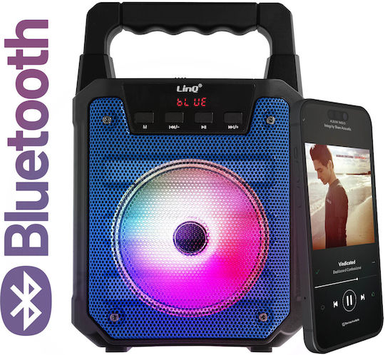 LinQ KTS-1085 Ηχείο Bluetooth με Ραδιόφωνο Μπλε