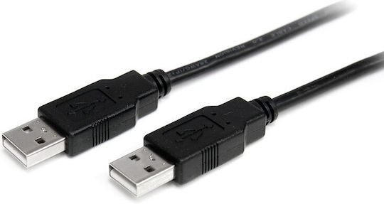StarTech USB 2.0 Cable USB-A male - USB-A male Μαύρο 2m (USB2AA2M)