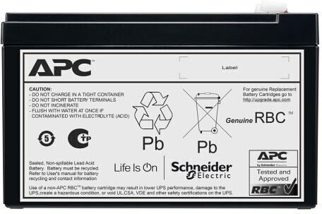 APC Apcrbc177 Baterie UPS cu Capacitate 9Ah și Tensiune 12V 1buc