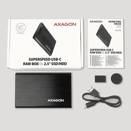 Axagon Θήκη για Σκληρό Δίσκο SATA III με σύνδεση Type-C