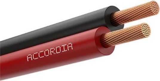 Accordia Cable 2x0,50mm - Ατερμάτιστο 1m (24-020-0100)