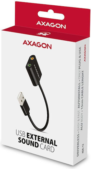 Axagon ADA-12 External USB 2.0 Sound Card