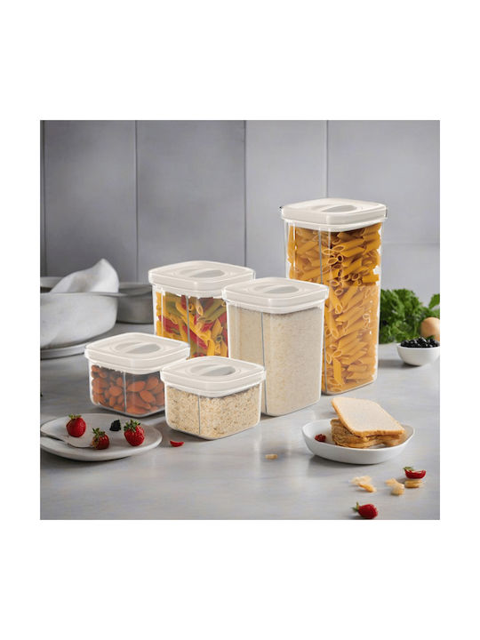Berlinger Haus Set 5buc Borcane Uz General cu capac Sticlă Transparent 460ml