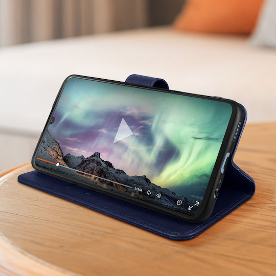 Folio Case Honor X7a Wallet Video Stand Blue
