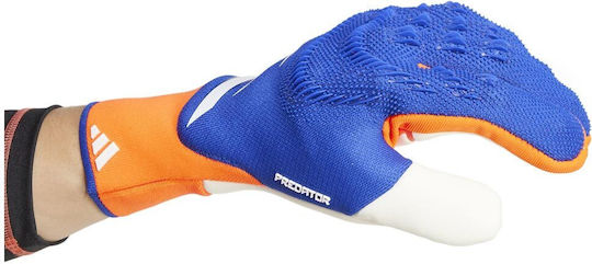adidas Predator Pro Fingersave Adults Goalkeeper Gloves Blue