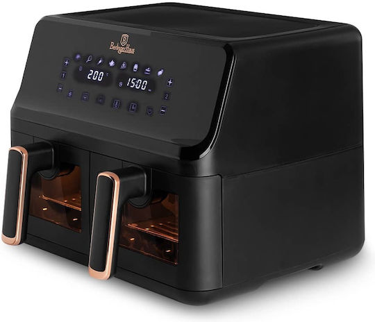Berlinger Haus Air Fryer with Double Detachable Bucket 8.2lt Black BH-9469