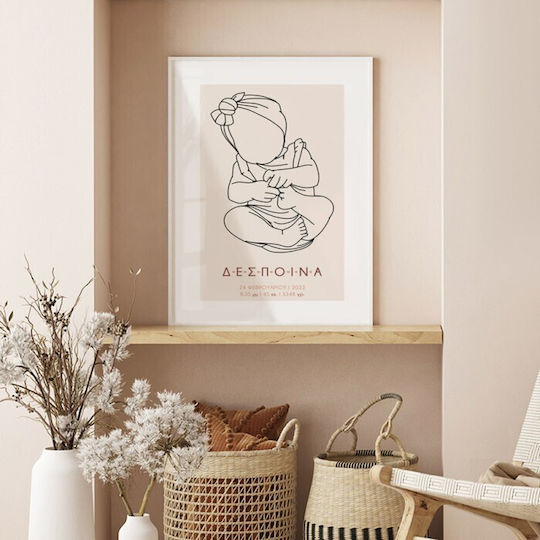 Walls Kids Wall Art Baby Girl Framed 70x100cm