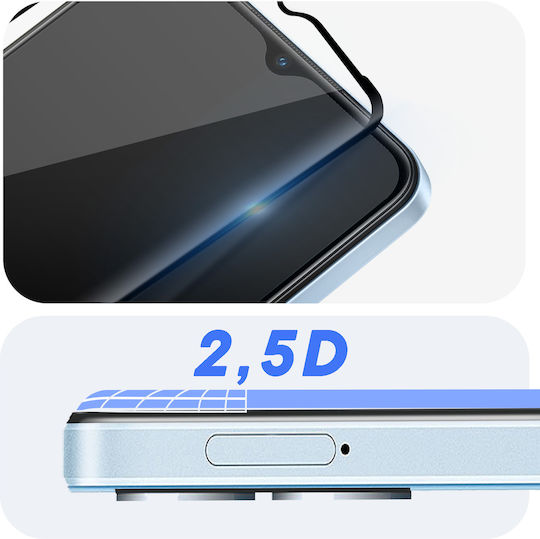 Bigben Interactive 2.5D 0.33mm Gehärtetes Glas Schwarz (Realme C33Oppo A17)