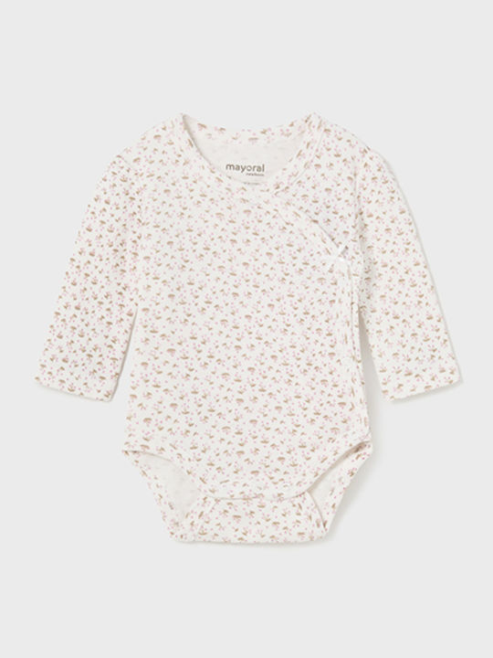 Mayoral Long-Sleeved Ecru-pink 2pcs