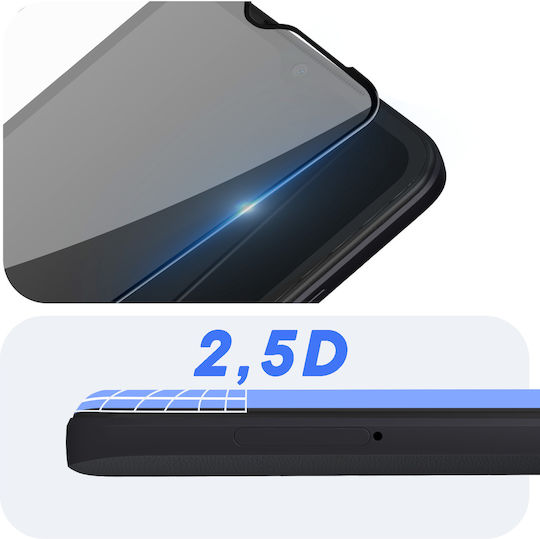 Bigben Interactive 2.5D 0.33mm Tempered Glass Μαύρο (Redmi A1 / A1+ / A2 / A2+)