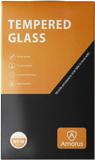 Amorus 3D Full Glue Tempered Glass Μαύρο (Xiaomi 14 Ultra)