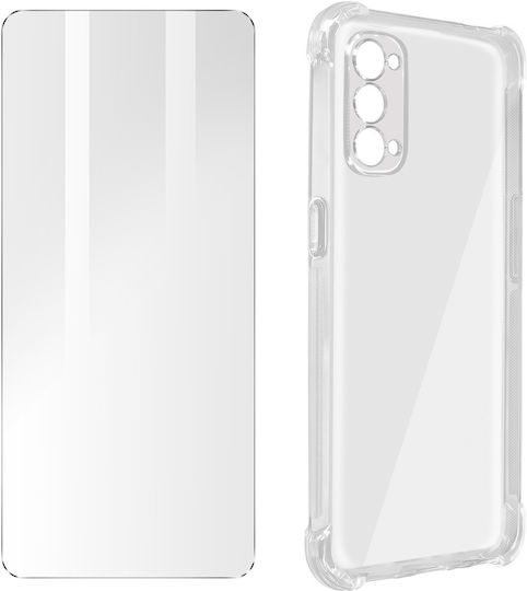 Protection Pack Oppo Reno 5 5g Soft Case Tempered Glass