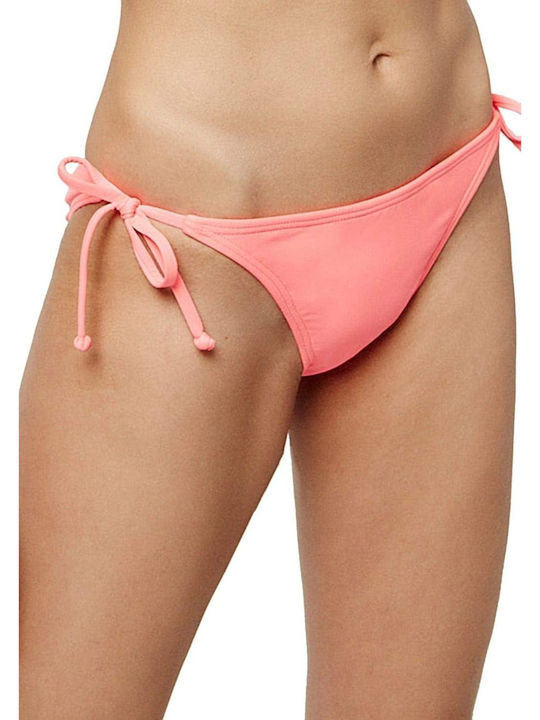 O'neill Bikini Slip with Ties Pink