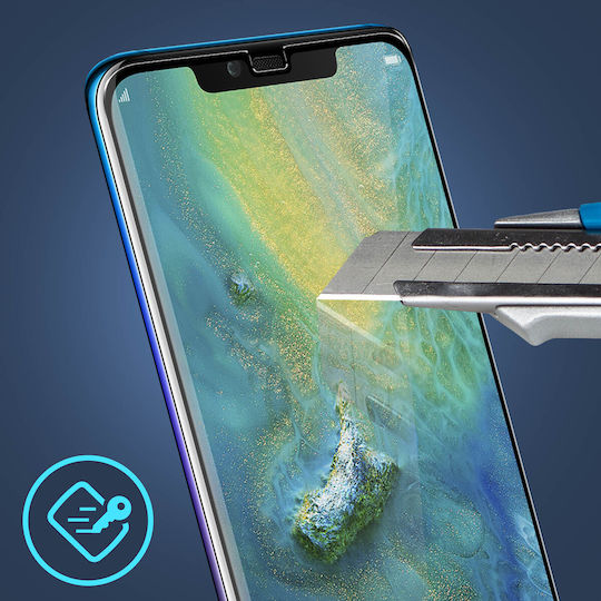 Avizar Gehärtetes Glas Schwarz (Huawei Mate 20 Pro)
