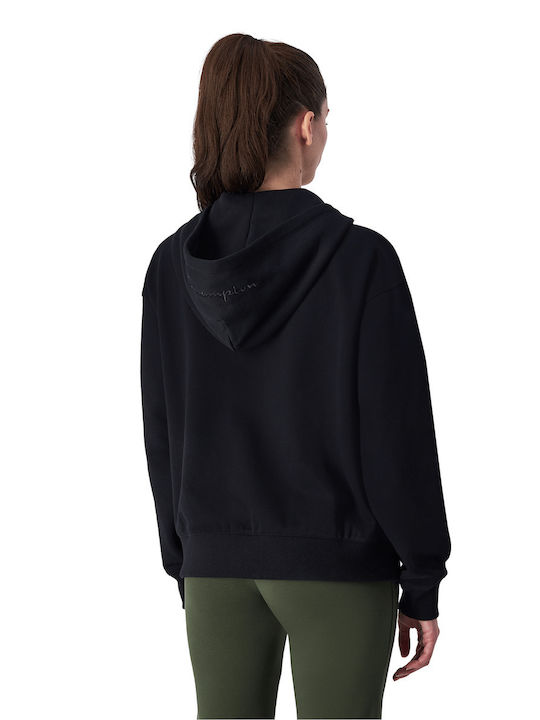 Champion Women's Hooded Cardigan Black