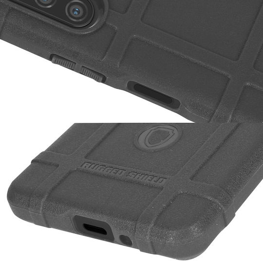 Case Sony Xperia 10 V 10 Vi Antishock Relief Pattern Silicone Black