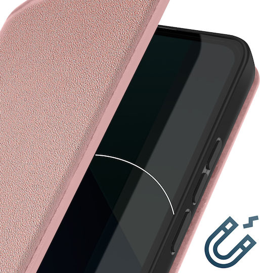 Avizar Folio Case Redmi Note 13 4g Multifunction Rose Gold