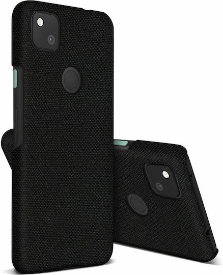 Cover Google Pixel 4a Hard Rigid Fabric Finish Anti-tracking Washable Black