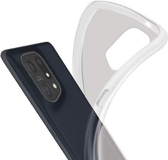 Husă Oppo Find X5 Rezistentă Silicon Subțire Ușoară Albă