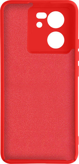Avizar Xiaomi 13t 13t Pro Semi-rigid Soft-touch Anti-traces Red Mobile Phone Case