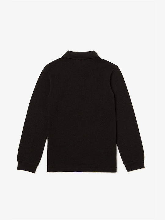 Lacoste Kids' Polo Long Sleeve Black