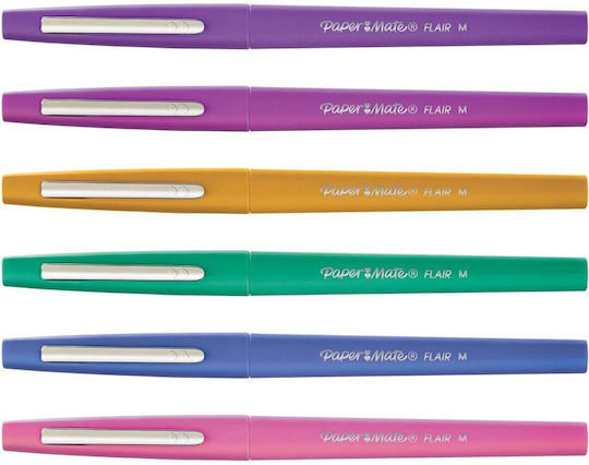 Paper Mate Paper Mate Faserschreiber Flair 6er Candy Pop M 0.7 Mm Blister