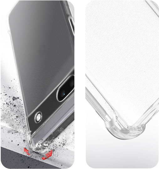 Google Pixel 6a Protection Pack Reinforced Case + Tempered Glass Transparent