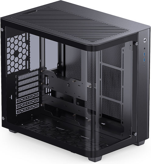 Jonsbo TK-3 Gaming Midi Tower Κουτί Υπολογιστή με Πλαϊνό Παράθυρο Μαύρο