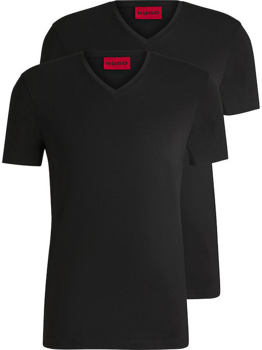 Men's Undershirts Black 2Pack