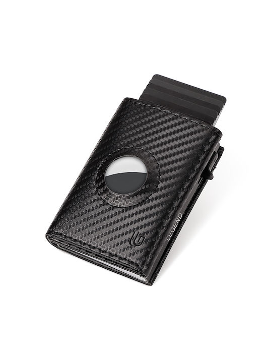 Legend Accessories Men's Card Wallet Black