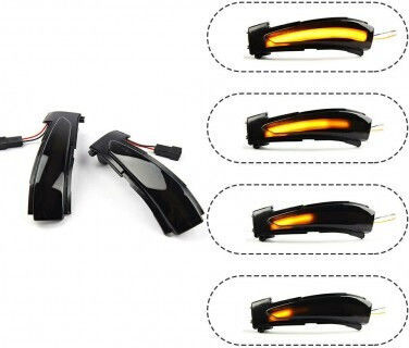 Satz von 2 dynamischen Spiegel-LEDs für Citroen DS5 C4 Picasso