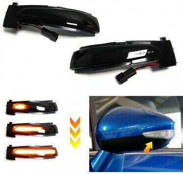 Satz von 2 dynamischen Spiegel-LEDs für Citroen DS5 C4 Picasso