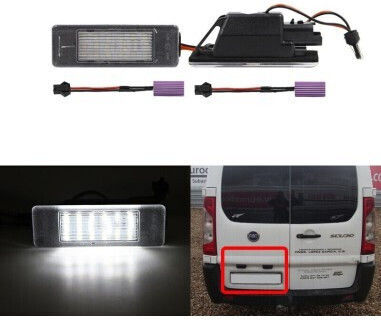 Σετ 2 Λάμπη Numar Led Fiat Ulysse Scudo