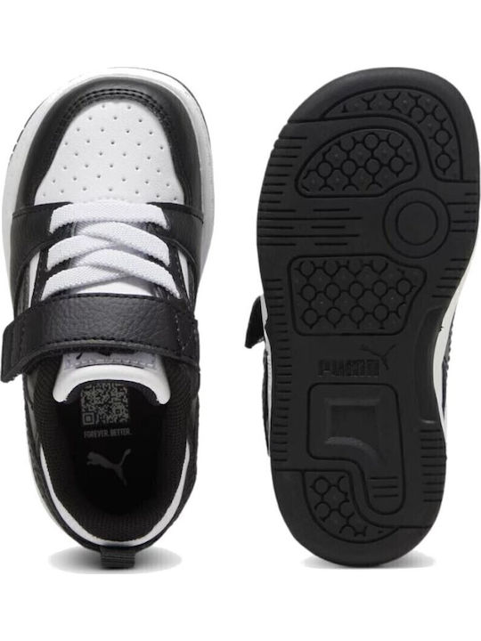 Ac+ Ps Kinder Sneakers mit Klettverschluss Weiß